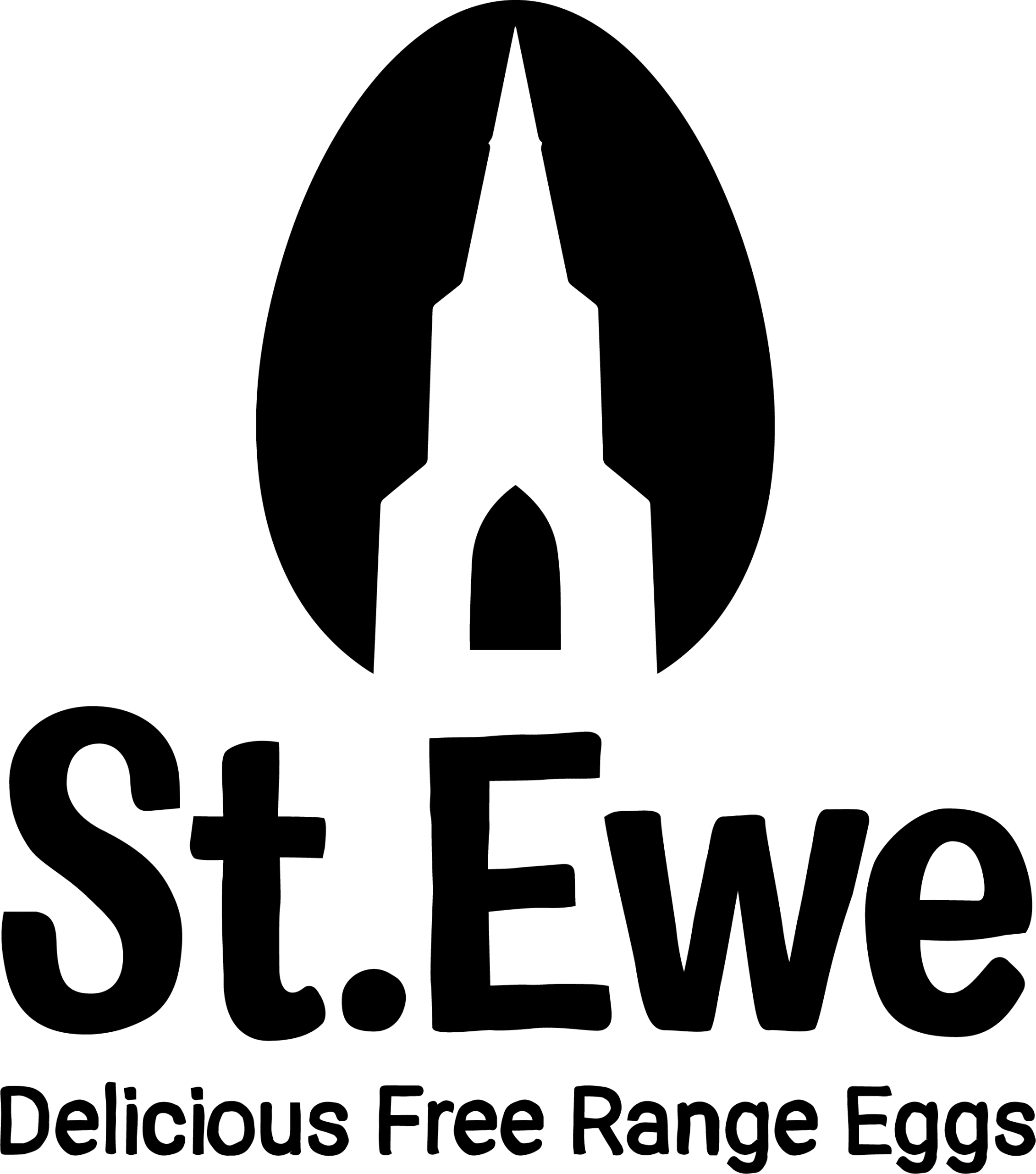 St.Ewe Primary Portrait Logo Black scaled