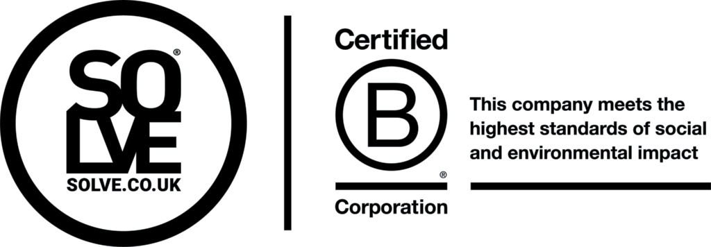 solve black logo b corp